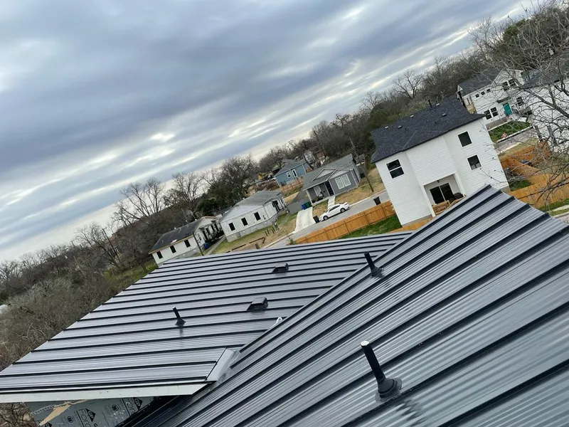 Standing seam metal roof panels with vents for Skylight Repair in Quantico Base